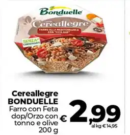 Ipercoop Cereallegre BONDUELLE offerta