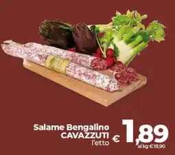 Ipercoop Salame Bengalino CAVAZZUTI offerta