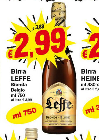 Prix Quality Leffe Birra 750ml offerta