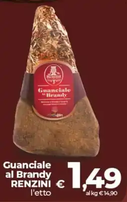 Ipercoop Guanciale al Brandy RENZINI offerta