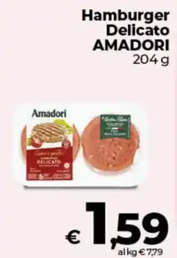 Ipercoop Hamburger Delicato AMADORI offerta