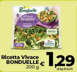 Ipercoop Ricetta Vivace BONDUELLE offerta