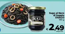 Ipercoop Sugo al Nero di Seppia DRAGO offerta