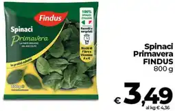 Ipercoop Spinaci Primavera FINDUS offerta