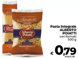 Ipercoop Pasta integrale ALBERTO POIATTI offerta