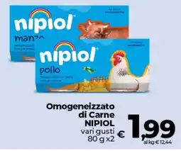 Ipercoop Omogeneizzato di Carne NIPIOL offerta