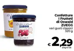 Ipercoop Confetture I Frutteti di Oswald ZUEGG offerta