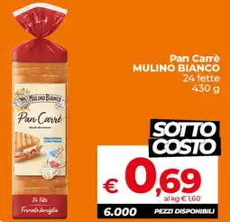 Ipercoop Pan Carrè MULINO BIANCO offerta