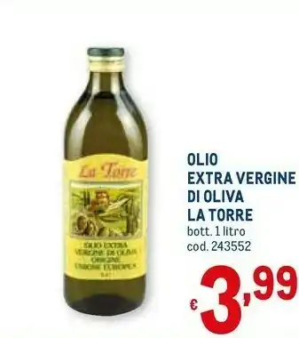 Metro Olio extra vergine di oliva offerta