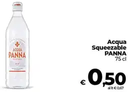 Ipercoop Acqua Squeezable PANNA offerta