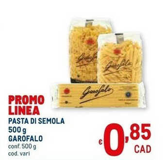 Metro Pasta di semola offerta