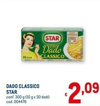 Metro I dadi classico 300 g(ml) offerta