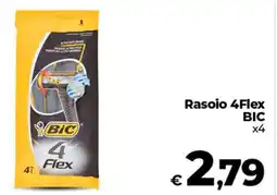 Ipercoop Rasoio 4Flex BIC x4 offerta