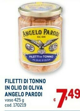 Metro Filetti di tonno in olio di oliva offerta