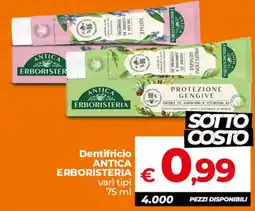 Ipercoop Dentifricio ANTICA ERBORISTERIA€ offerta