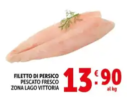 Deco Superstore Filetto di persico pescato fresco zona lago vittoria offerta