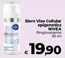 Ipercoop Siero Viso Cellular epigenetics NIVEA offerta