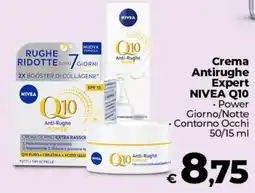 Ipercoop Crema Antirughe Expert NIVEA Q10 offerta