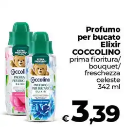 Ipercoop Profumo per bucato Elixir COCCOLINO offerta