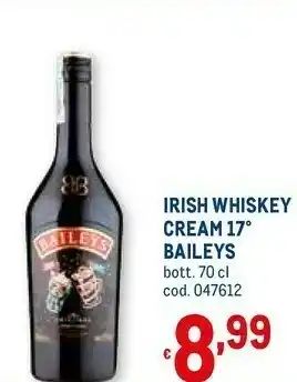Metro Baileys - baileys irish cream the original 700 g(ml) offerta