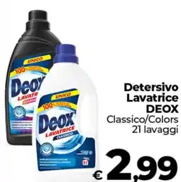 Ipercoop Detersivo Lavatrice DEOX offerta