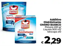 Ipercoop Additivo Disinfettante OMINO BIANCO offerta