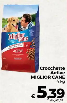 Ipercoop Crocchette Active MIGLIOR CANE offerta