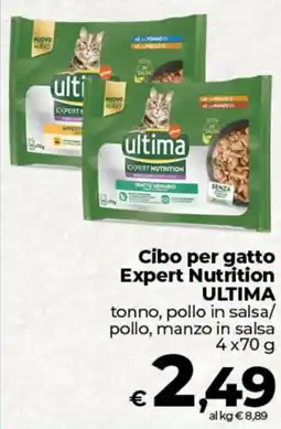 Ipercoop Cibo per gatto Expert Nutrition ULTIMA offerta