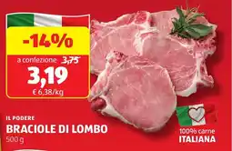 ALDI Il podere braciole di lombo offerta