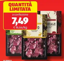 ALDI Alpika bocconcini di cervo/ cinghiale/capriolo offerta