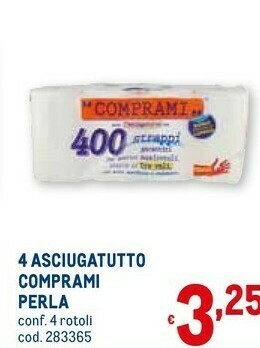 Metro 4 asciugatutto comprami offerta