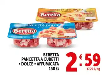 Deco Superstore Beretta pancetta a cubetti, dolce, affumicata offerta