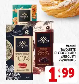 Deco Superstore Vanini tavolette di cioccolato offerta