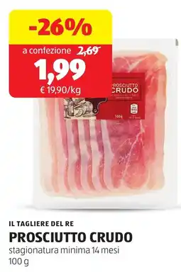 ALDI Il tagliere del re prosciutto crudo offerta