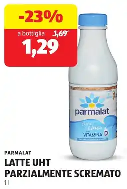 ALDI Parmalat latte UHT parzialmente scremato offerta