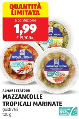 ALDI Almare seafood mazzancolle tropicali marinate offerta