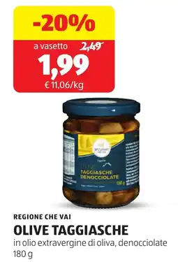 ALDI Regione che vai olive taggiasche offerta