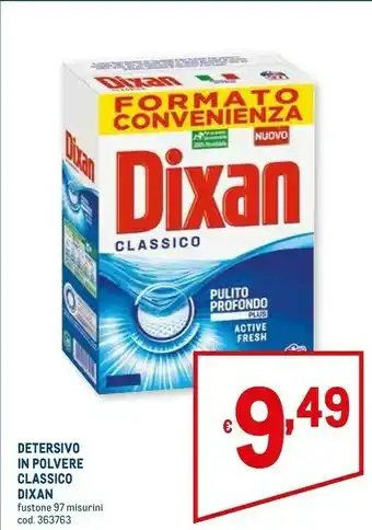 Metro Detersivo in polvere classico fustone 97 misurini offerta