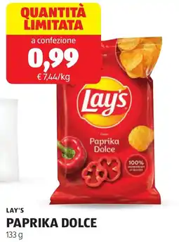 ALDI LAY'S paprika dolce offerta