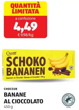 ALDI Choceur banane al cioccolato offerta