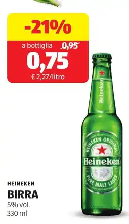 ALDI HEINEKEN Birra offerta