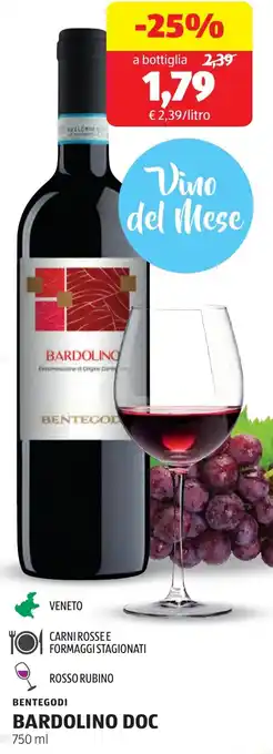 ALDI Bentegodi bardolino DOC offerta