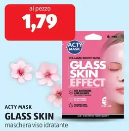 ALDI Acty mask glass skin offerta