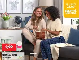 ALDI Up 2 fashion women pigiama a coste da donna offerta