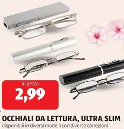 ALDI Occhiali da lettura, ultra slim offerta