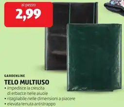 ALDI Gardenline telo multiuso offerta
