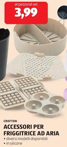 ALDI Crofton accessori per friggitrice ad aria offerta