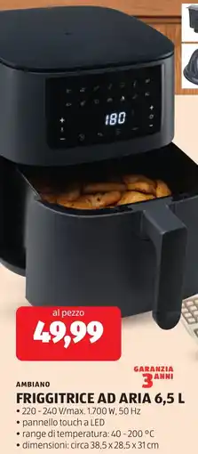 ALDI Ambiano friggitrice ad aria offerta