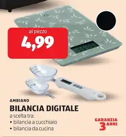 ALDI Ambiano bilancia digitale offerta