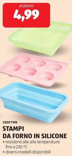 ALDI Crofton stampi da forno in silicone offerta